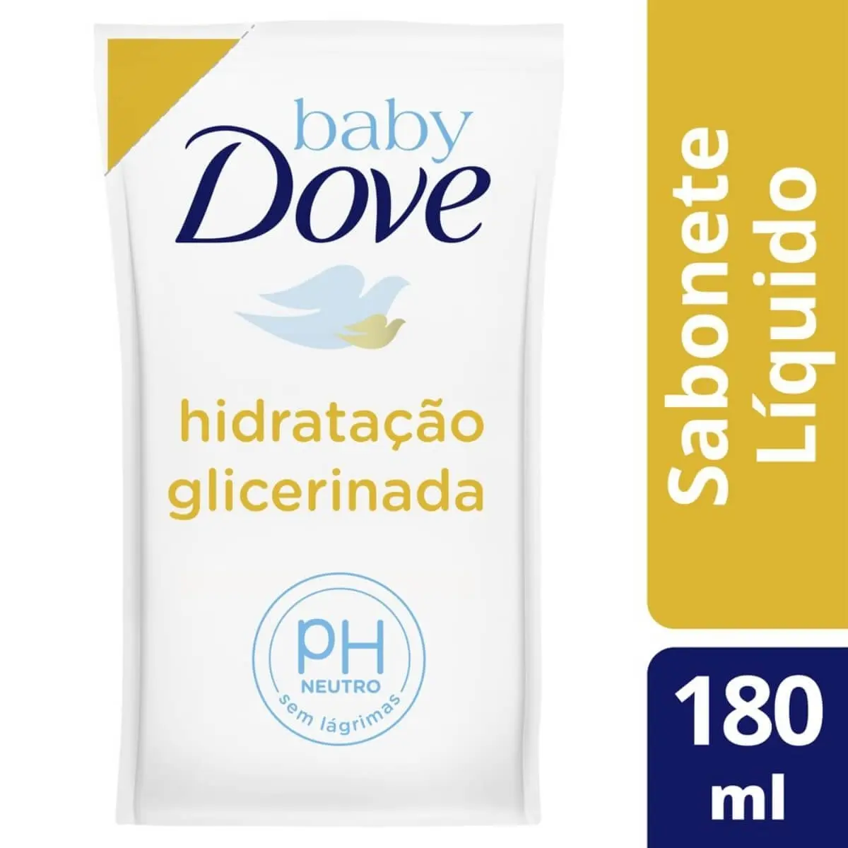 REFIL SABONETE LIQUIDO DOVE BABY HIDRATACAO GLICERINADA 180ML