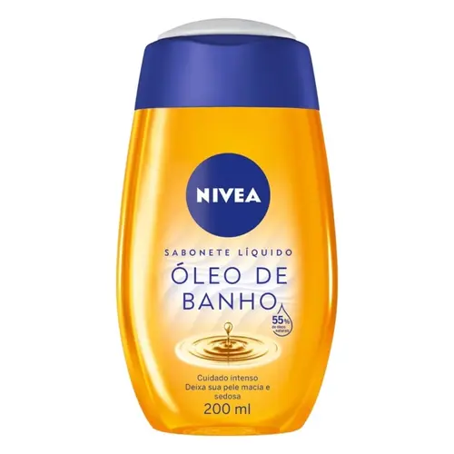 SABONETE LIQUIDO NIVEA OLEO DE BANHO 200ML
