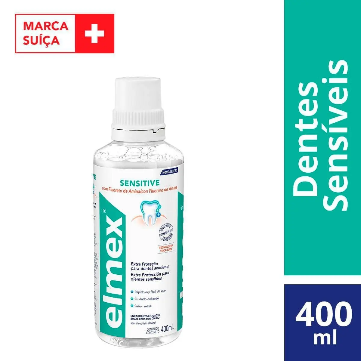 SOLUCAO BUCAL ELMEX SENSITIVE 400ML