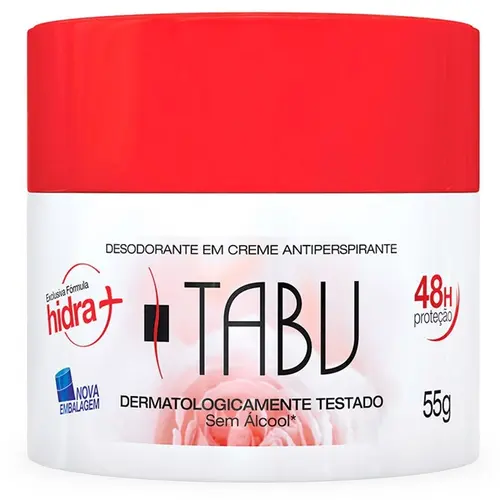 DESODORANTE TABU TRADICIONAL CREME 55GR