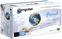 LUVA LEMGRUBER PROCED COM PO TAMANHO G 100 UNIDADES