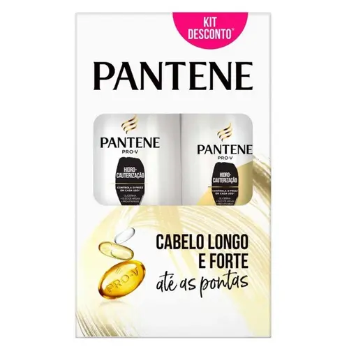 KIT PANTENE PRO V HIDRO CAUTERIZACAO SHAMPOO  350ML + CONDICIONADOR 175ML