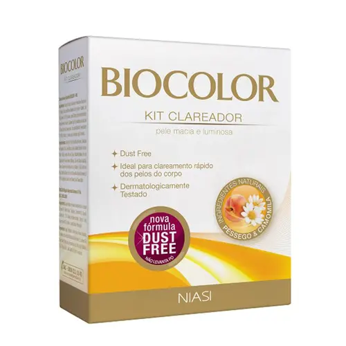 KIT DESCOLORANTE BIOCOLOR PESSEGO E CAMOMILA