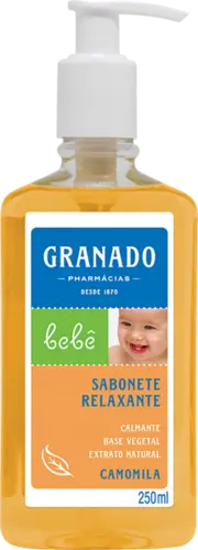 SABONETE LIQUIDO GRANADO BEBE CAMOMILA 250ML