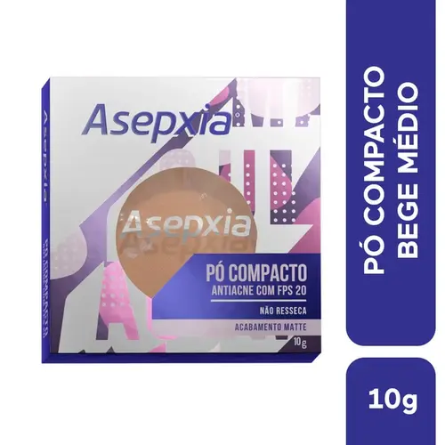 PO COMPACTO ASEPXIA BEGE MEDIO FPS20 10GR