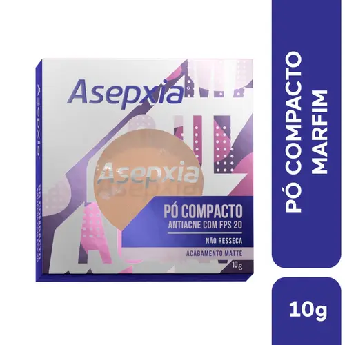 PO COMPACTO ASEPXIA MARFIM FPS20 10GR