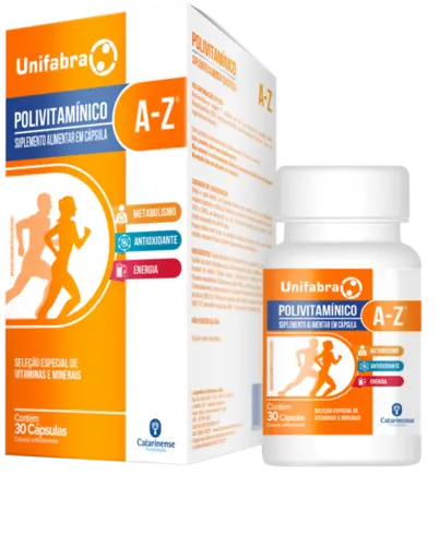 POLIVITAMINICO A-Z UNIFABRA 30 CAPSULAS MULTIVITAMINICO - POLIVITAMINICO