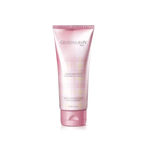 LOCAO HIDRATANTE GIOVANNA BABY CLASSIC ROSA 200ML