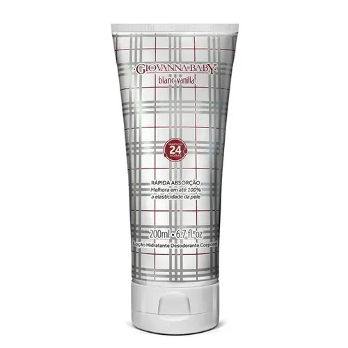 LOCAO HIDRATANTE GIOVANNA BABY BLANC VANILLA 200ML