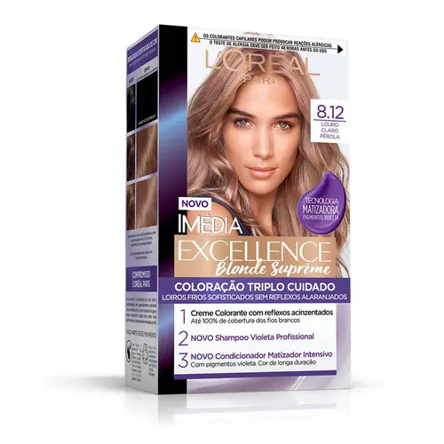 TINT IMEDIA 8 12 LOURO CLARO PEROLA