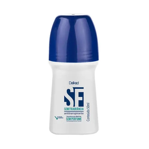 DESODORANTE DELIKAD SF SEM PERFUME ROLLON 50ML