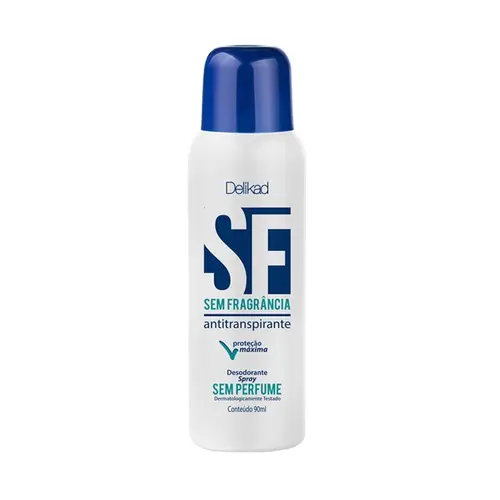 DESODORANTE DELIKAD SF SEM PERFUME SPRAY 90ML