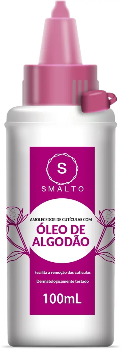 AMOLECEDOR DE CUTICULAS SMALTO OLEO DE ALGODAO 100ML