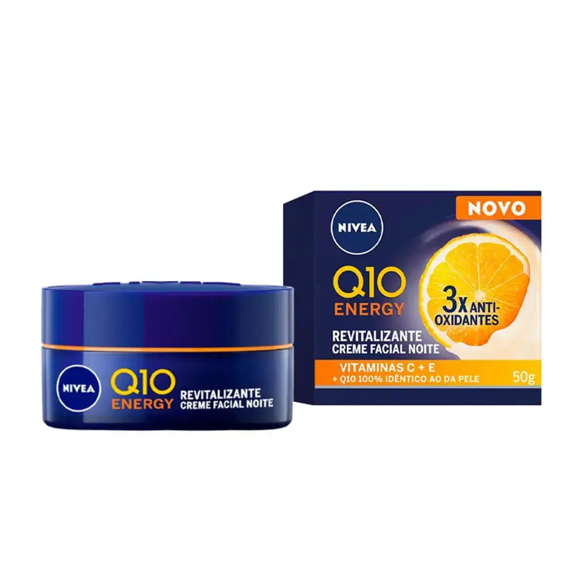CREME NIVEA ANTISSINAIS NOTURNO Q10 ENERGY 50GR