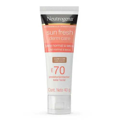 PROTETOR SOLAR NEUTROGENA SUN FRESH COM COR FACIAL FPS70 40GR