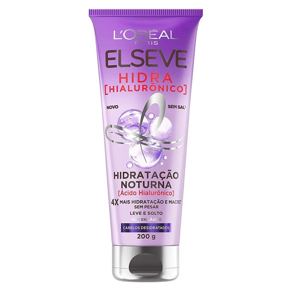 CREME DE TRATAMENTO ELSEVE HIDRA HIALURONICO NOTURNO 200ML