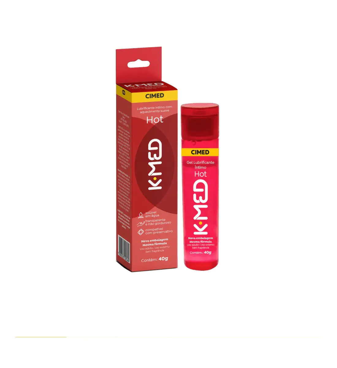 GEL K-MED LUBRIFICANTE HOT 40GR