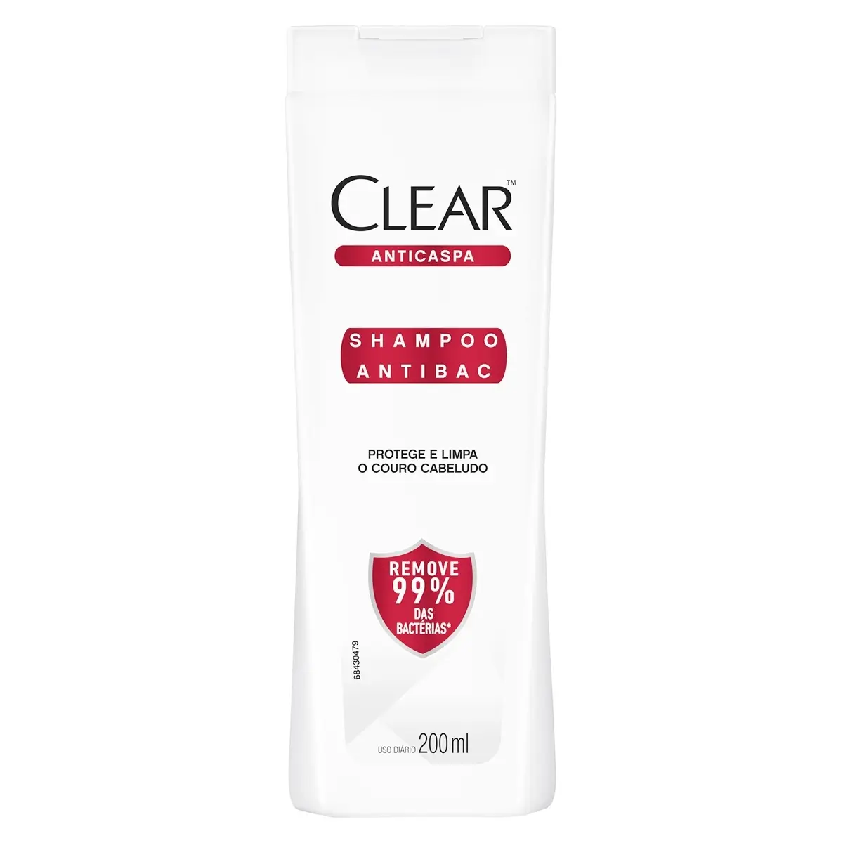 SHAMPOO ANTICASPA CLEAR ANTIBACTERIANO 200ML