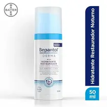 BEPANTOL DERMA HIDRATANTE RESTAURADOR LOCAO FACIAL NOTURNA 50ML
