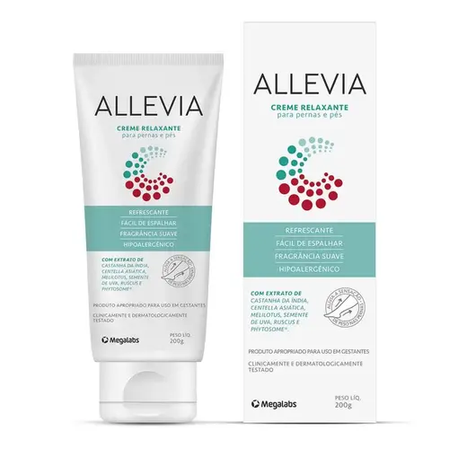 CREME ALLEVIA RELAXANTE PARA PES E PERNAS 200GR