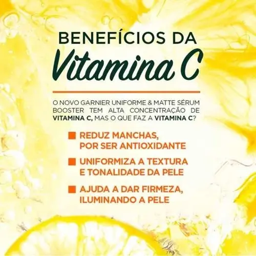 SERUM UNIFORME & MATTE GARNIER VITAMINA C 30ML
