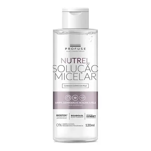 SOLUCAO MICELAR PROFUSE NUTREL 120ML
