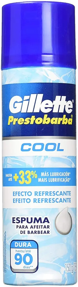 ESP BARBEAR GILLETTE PRESTOBARBA COOL 150GR