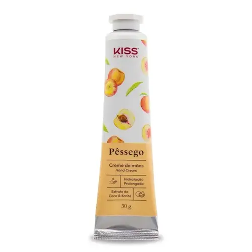 CREME PARA MAOS KISS NY PESSEGO
