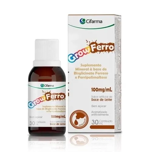 GROW FERRO CHOCOLATE GOTAS 30ML BISGLICINATO FERROSO