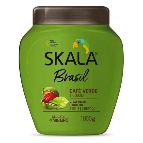 CREME SKALA BRASIL CAFE VERDE E UCUUBA 2 EM 1 1000GR