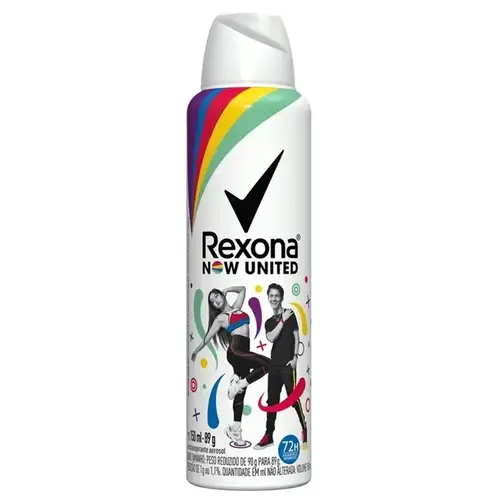 DESODORANTE REXONA NOW UNITED AEROSOL 150ML