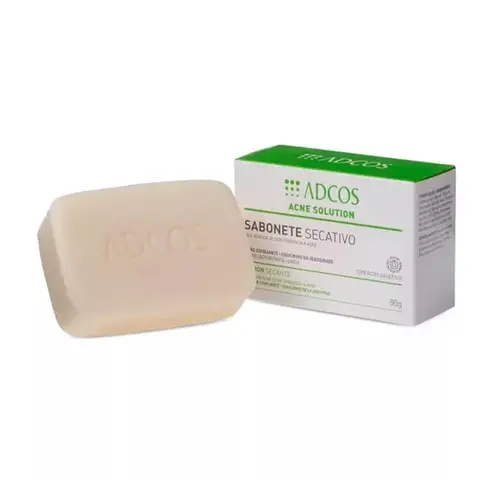 SABONETE ADCOS SECATIVO ACNE SOLUTION 90GR