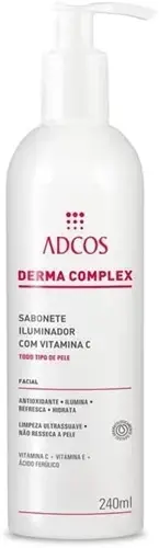 SABONETE LIQUIDO FACIAL ADCOS DERMA COMPLEX ILUMINADOR 240ML