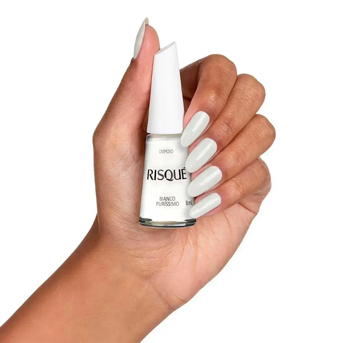ESMALTE RISQUE CREMOSO BIANCO PURISSIMO 8ML