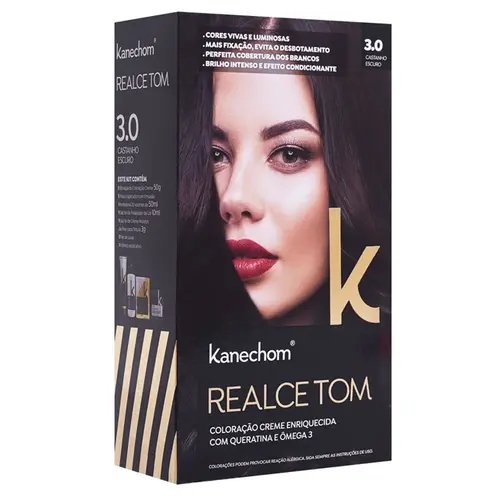TINTURA REALCE TOM KANECHON 3 0 CASTANHO ESCURO