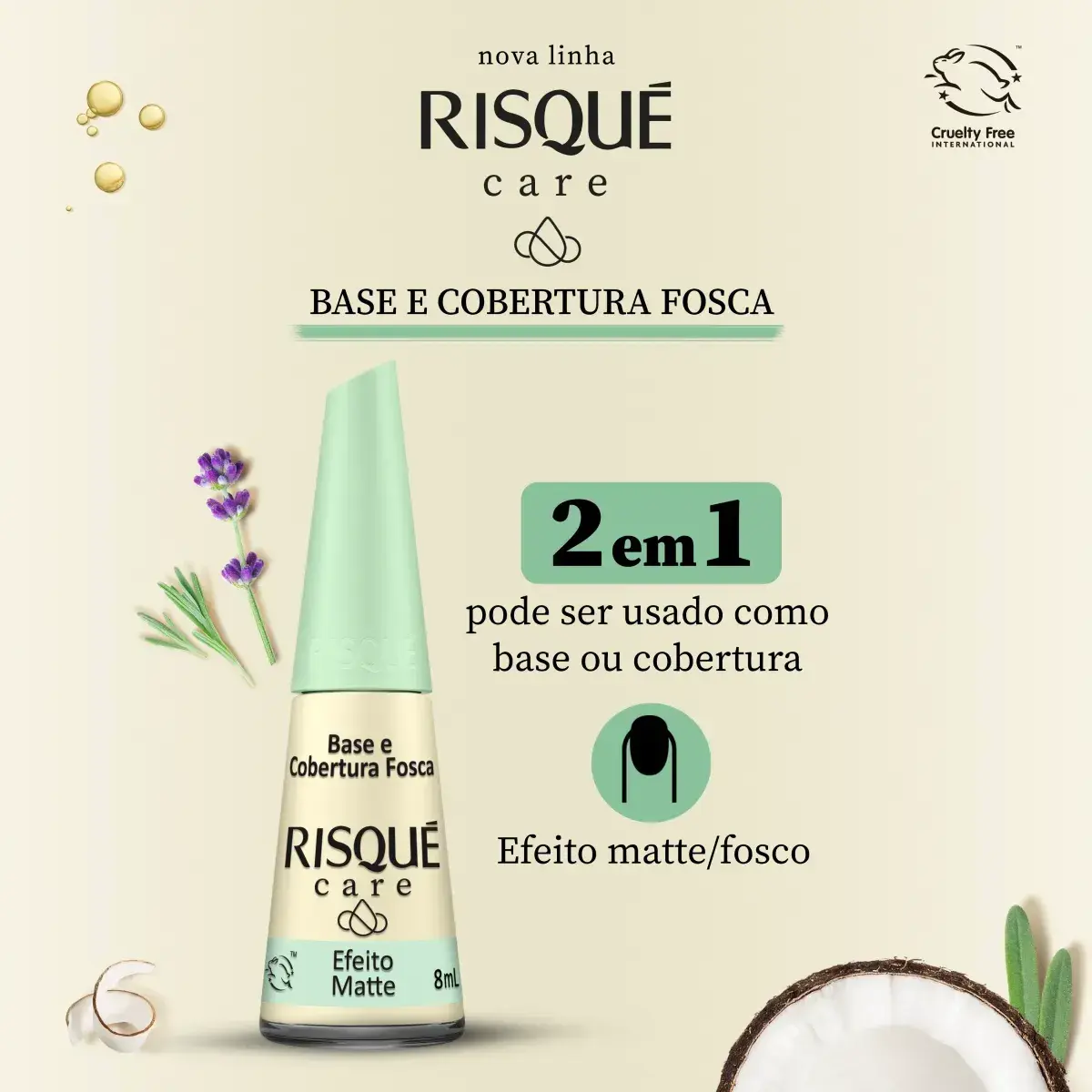 BASE RISQUE FOSCA EFEITO MATTE