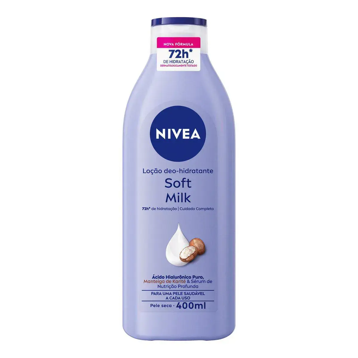 LOCAO HIDRATANTE NIVEA BODY SOFT MILK SECA 400ML
