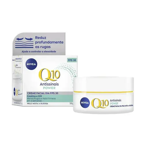 CREME NIVEA Q10 DIA FPS30 MISTA A OLEOSA 49GR