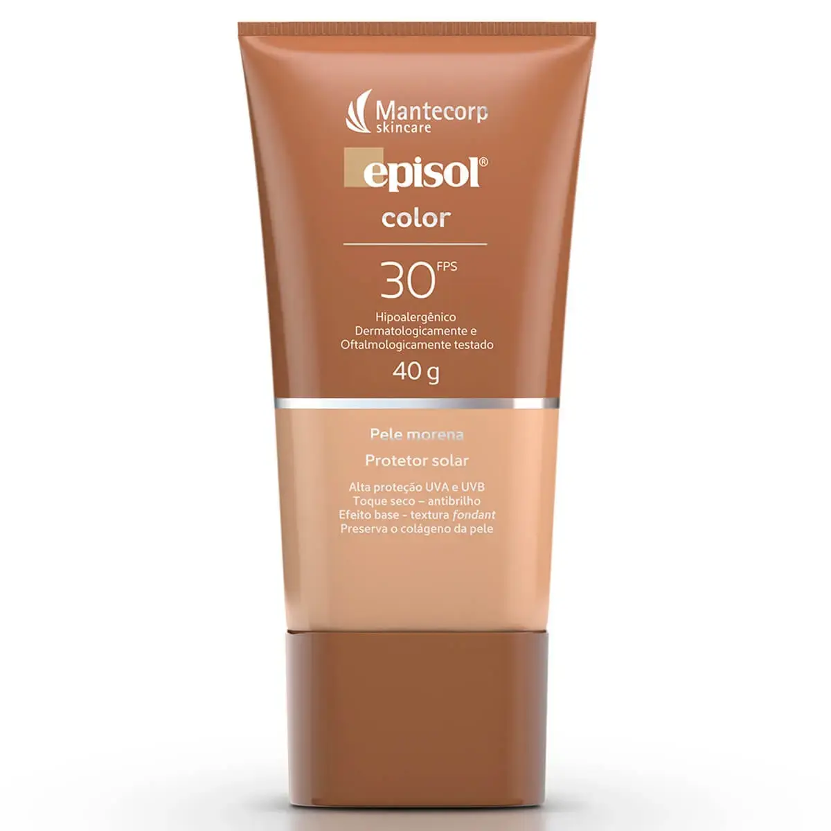 PROTETOR SOLAR EPISOL LOCAO COLOR PELE MORENA FPS30 40GR
