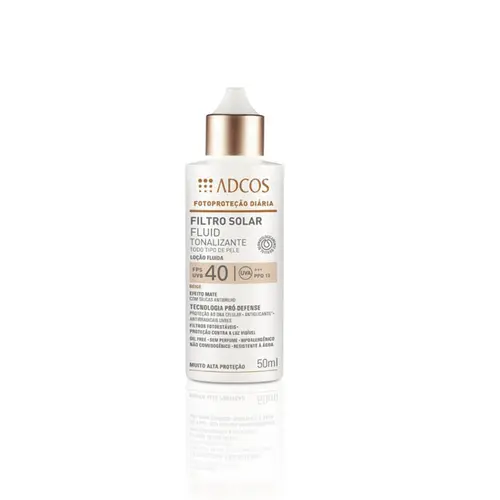 PROTETOR SOLAR ADCOS FLUID TONALIZANTE BEIGE FPS40 50ML
