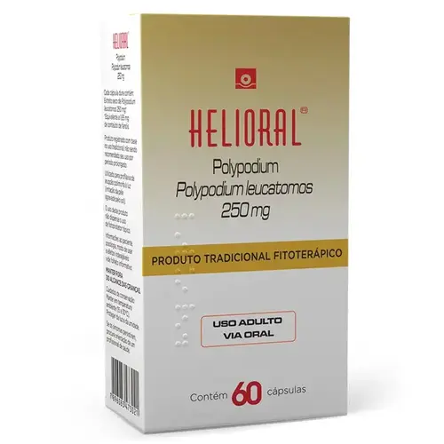 HELIORAL 250MG 60 CAPSULAS