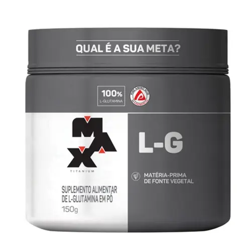 GLUTAMINA L-G 150GR MAX TITANIUM