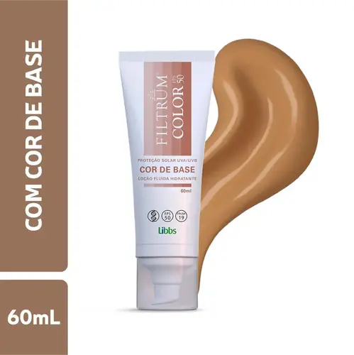 PROTETOR SOLAR FILTRUM COLOR LOCAO FLUIDA FPS50 60ML