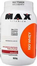 ISO WHEY MORANGO 900GR MAX TITANIUM