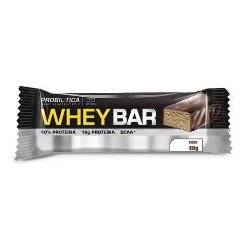 WHEY BAR LOW COCO 40GR PROBIOTICA