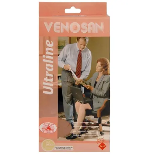 MEIA VENOSAN ULTRALINE 20-30 MEIA CALCA ABERTA BEGE G