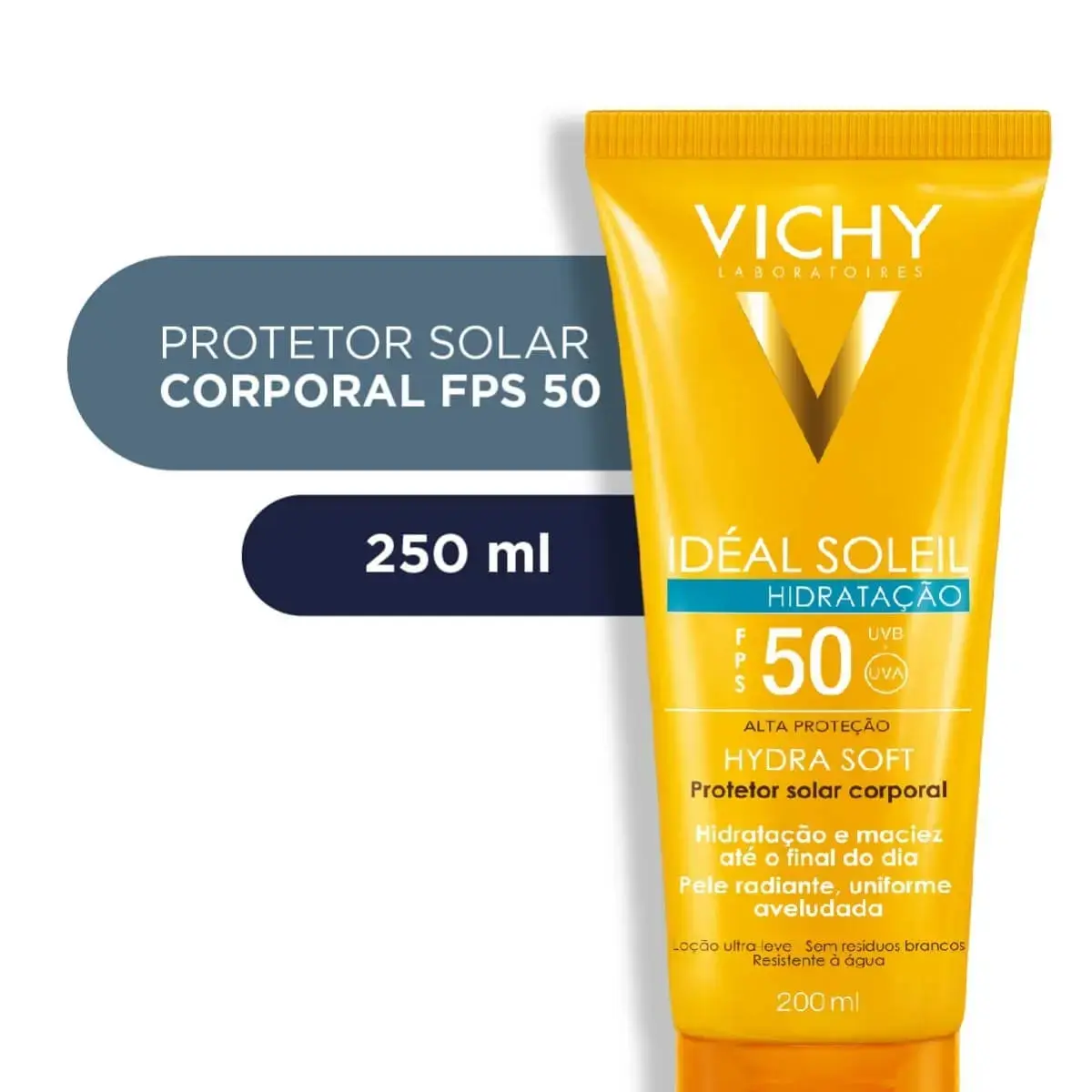 PROTETOR SOLAR VICHY IDEAL SOLEIL HYDRASOFT FPS50 200ML