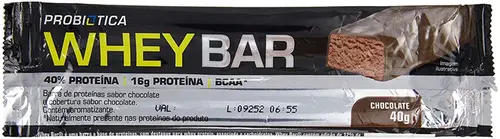 WHEY BAR LOW CHOCOLATE 40GR PROBIOTICA