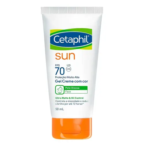 PROTETOR SOLAR CETAPHIL SUN ULTRA MATTE OIL COM COR FPS70 50ML
