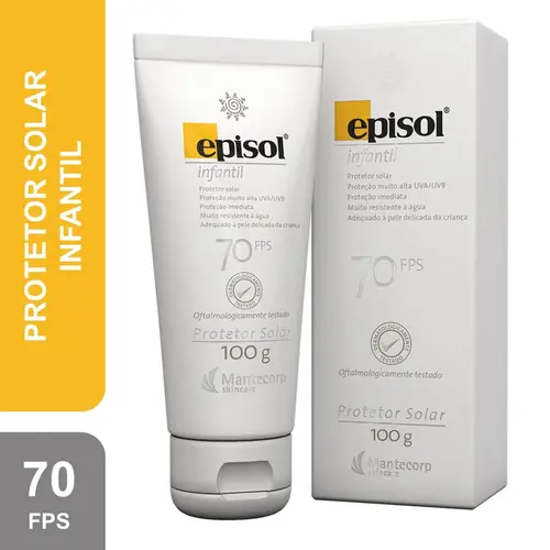 PROTETOR SOLAR EPISOL LOCAO INFANTIL FPS70 100GR